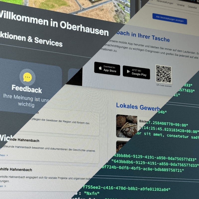 MeinOrt App Nachrichten-Ansicht auf dem Smartphone